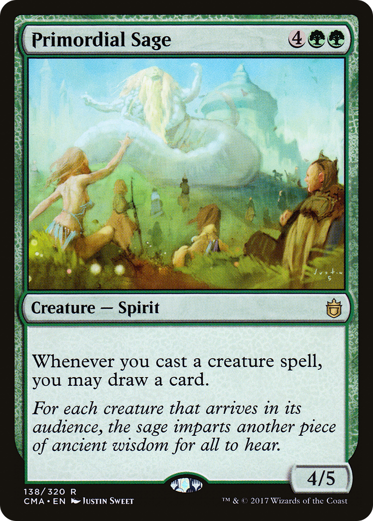Primordial Sage (CMA-138) [Commander Anthology]