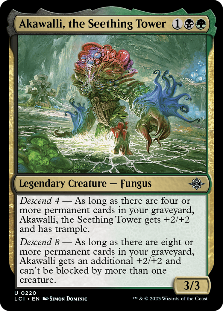 Akawalli, the Seething Tower (LCI-220) [The Lost Caverns of Ixalan] Foil