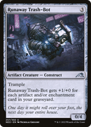 Runaway Trash-Bot (NEO-257) [Kamigawa: Neon Dynasty] Foil