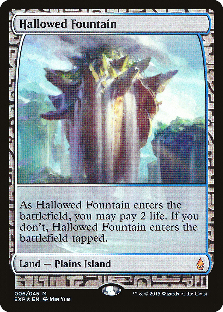 Hallowed Fountain (EXP-006) [Zendikar Expeditions] Foil
