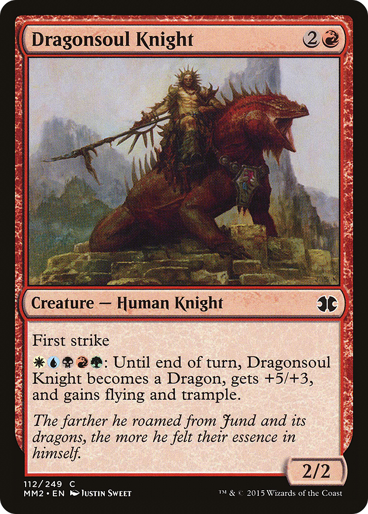 Dragonsoul Knight (MM2-112) [Modern Masters 2015]