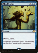 Mind Spring (DDT-014) [Duel Decks: Merfolk vs. Goblins]