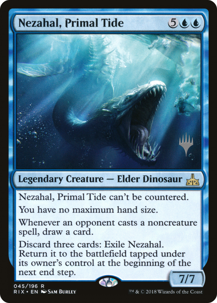 Nezahal, Primal Tide (PPM20-45P) [Promo Pack: Rivals of Ixalan Promos]