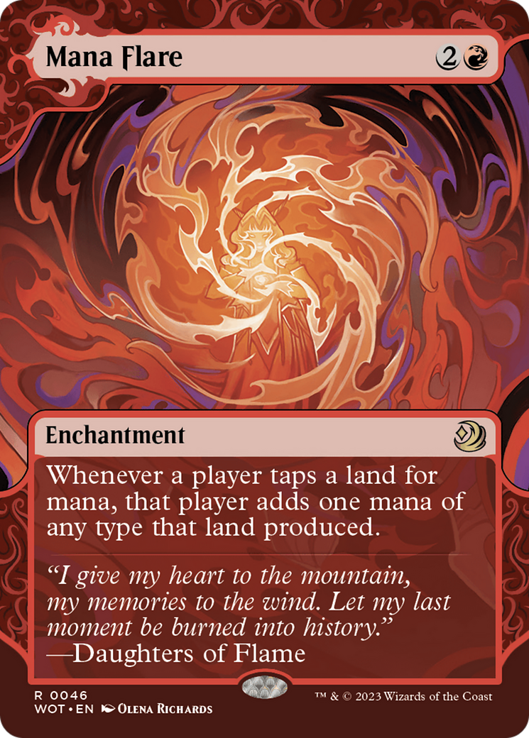 Mana Flare (WOT-046) [Wilds of Eldraine: Enchanting Tales]: (Showcase) (Borderless)