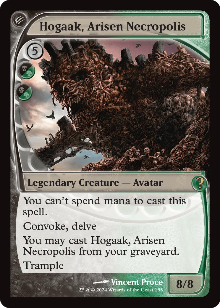 Hogaak, Arisen Necropolis (Future Sight) (MB2-136) [Mystery Booster 2]