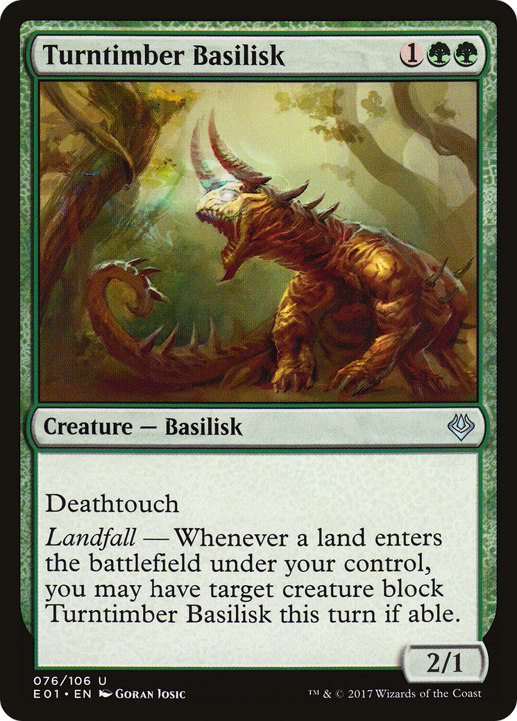 Turntimber Basilisk (AC2-076) [Archenemy: Nicol Bolas]