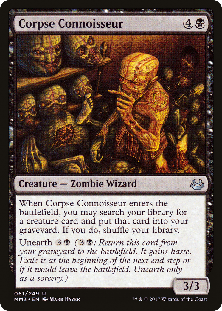 Corpse Connoisseur (MM3-061) [Modern Masters 2017] Foil