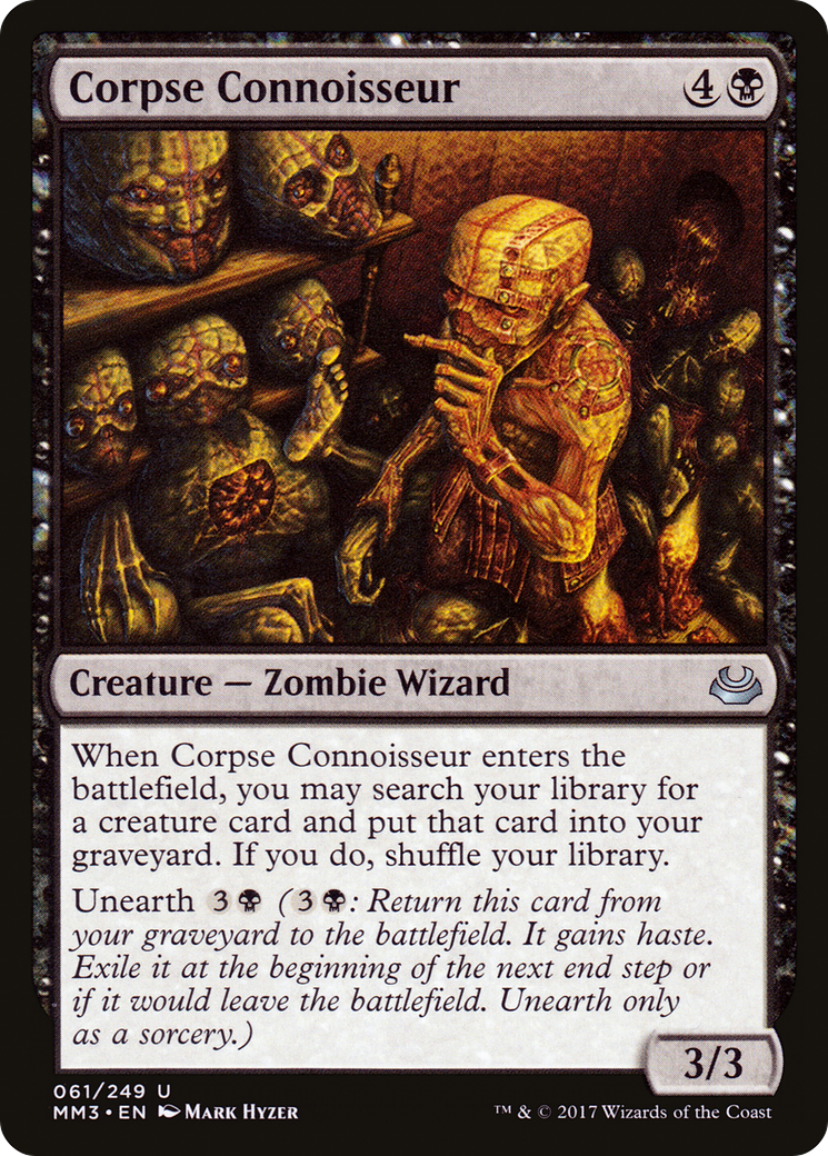Corpse Connoisseur (MM3-061) [Modern Masters 2017] Foil