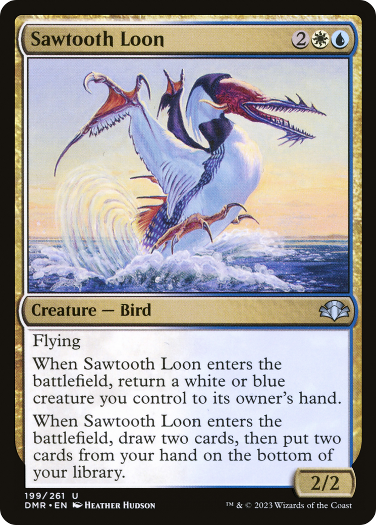 Sawtooth Loon (DMR-199) [Dominaria Remastered] Foil