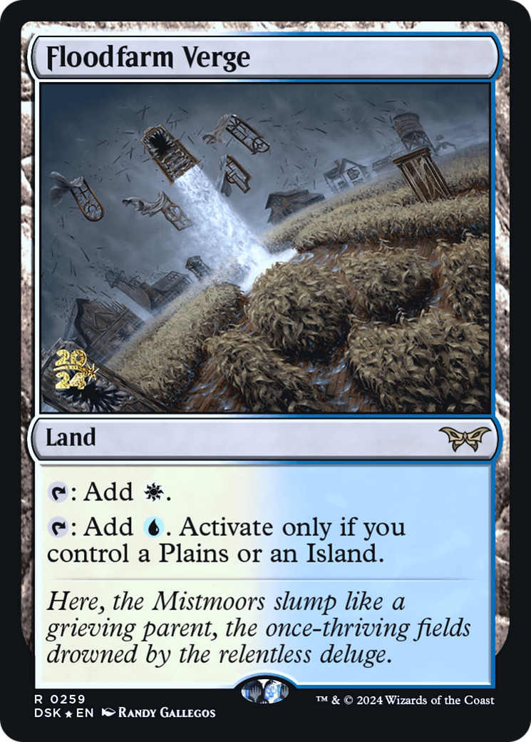 Floodfarm Verge (PRE-259) [Duskmourn: House of Horror Promos] Foil