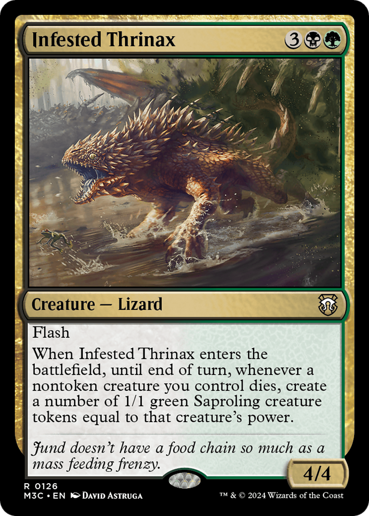 Infested Thrinax (M3C-126) [Modern Horizons 3 Commander]