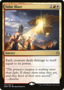 Solar Blaze (PPELD-216P) [Promo Pack: War of the Spark Promos]