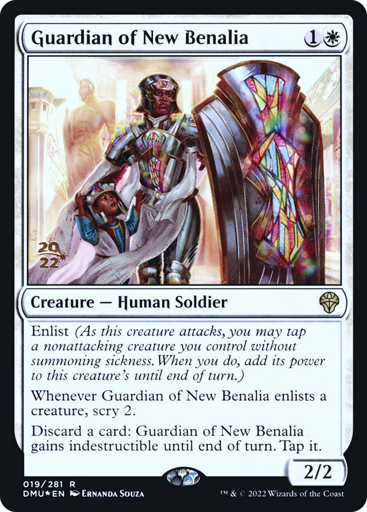 Guardian of New Benalia (PRE-19S) [Dominaria United Promos] Foil