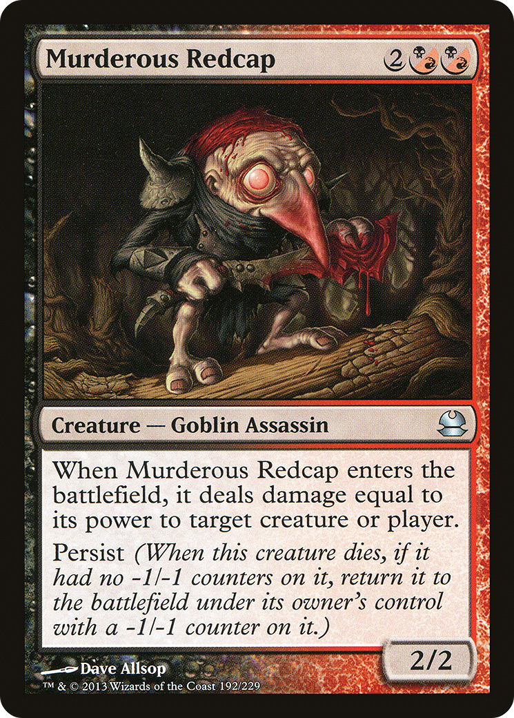 Murderous Redcap (MMA-192) [Modern Masters]