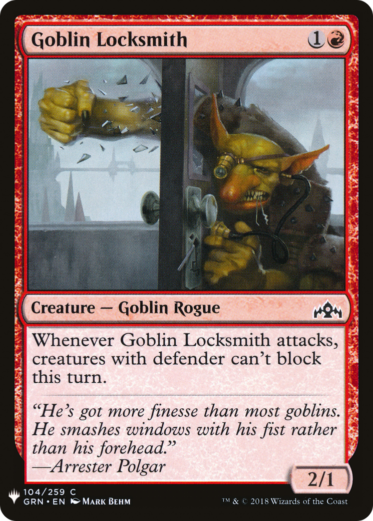 Goblin Locksmith (LIST-GRN-104) [The List]
