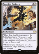 Sparring Regimen (PPSTX-29P) [Promo Pack: Strixhaven: School of Mages Promos]