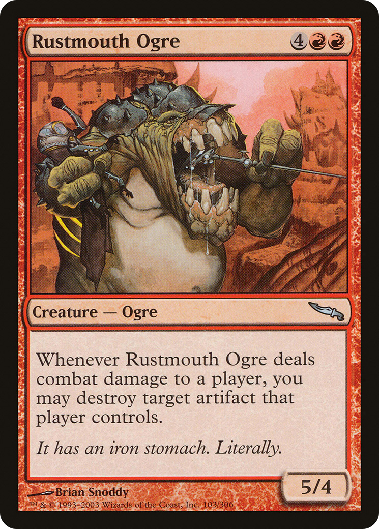 Rustmouth Ogre (MRD-103) [Mirrodin]