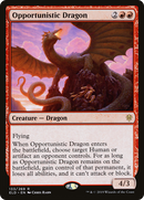 Opportunistic Dragon (ELD-133) [Throne of Eldraine]
