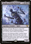 Myojin of Grim Betrayal (NEC-034) [Neon Dynasty Commander]