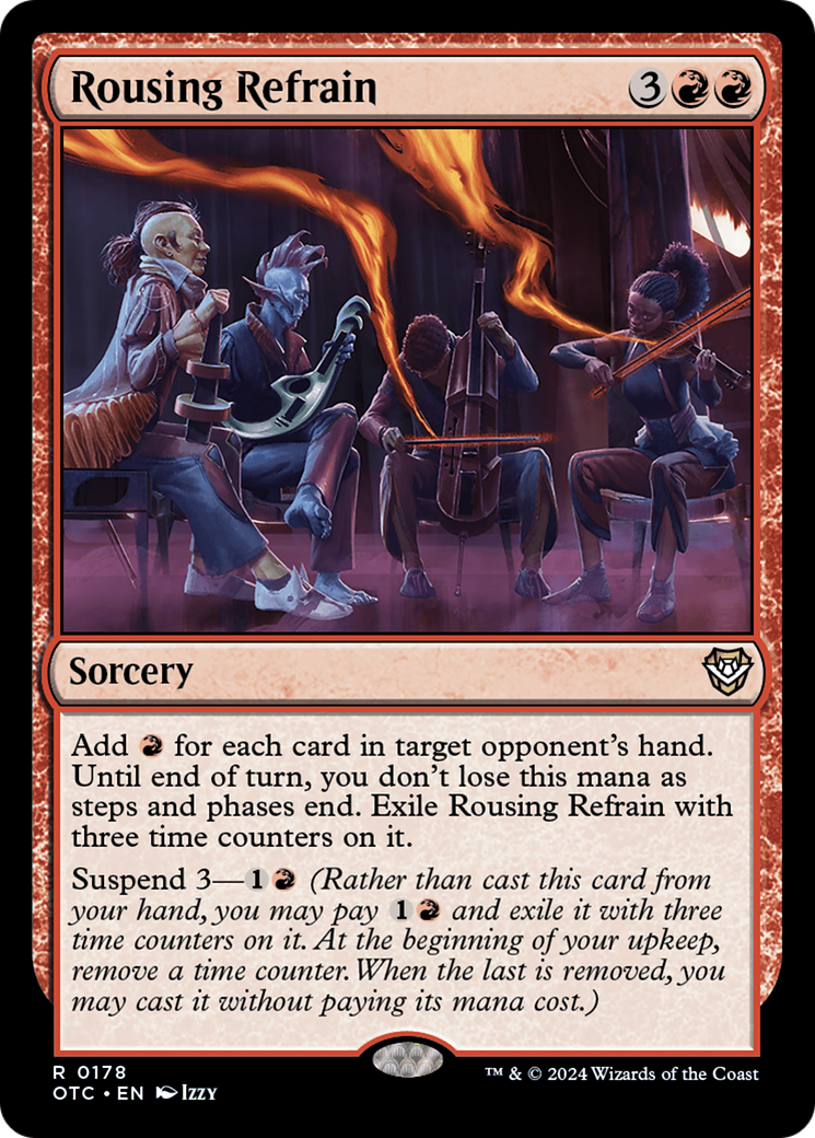 Rousing Refrain (OTC-178) [Outlaws of Thunder Junction Commander]
