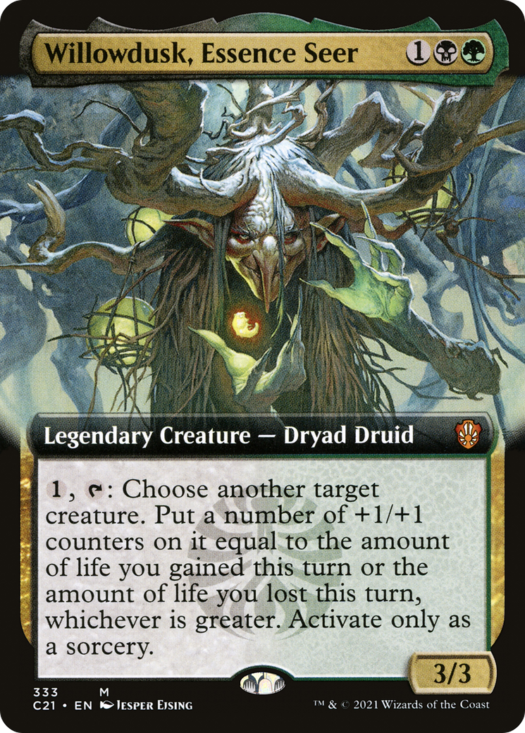 Willowdusk, Essence Seer (Extended Art) (C21-333) [Commander 2021]