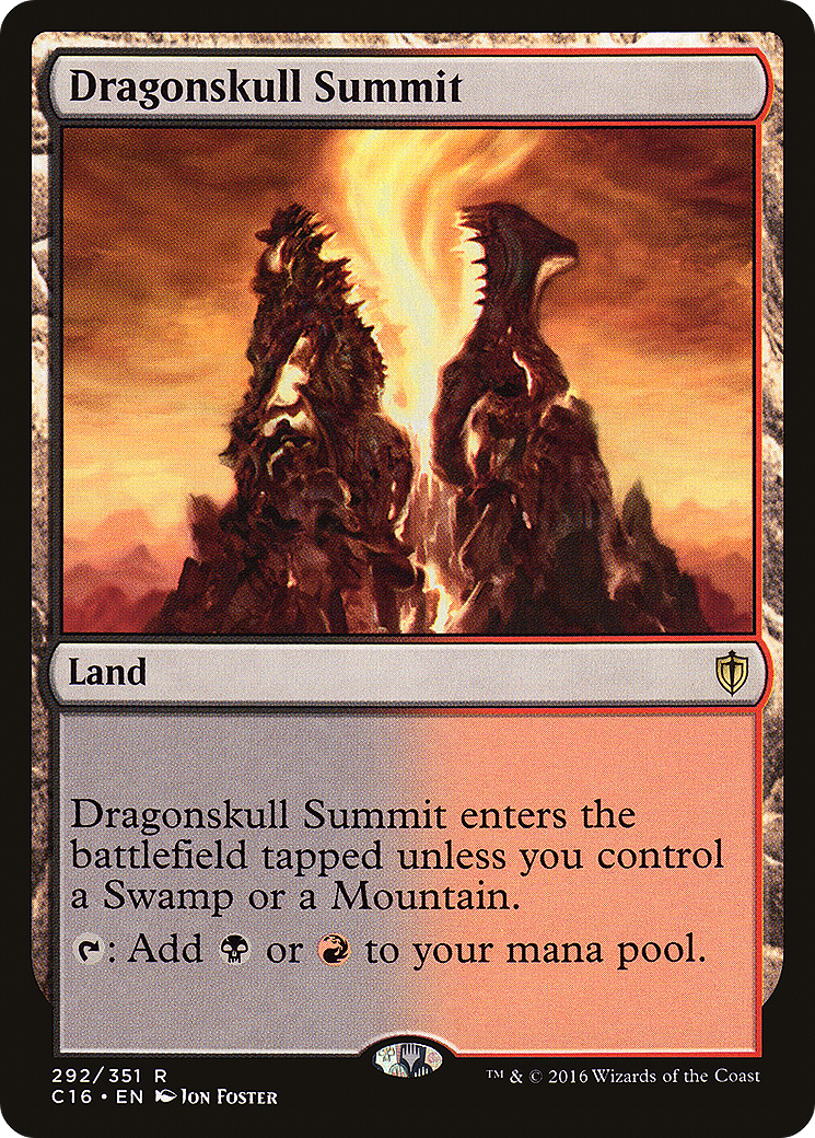 Dragonskull Summit (C16-292) [Commander 2016]