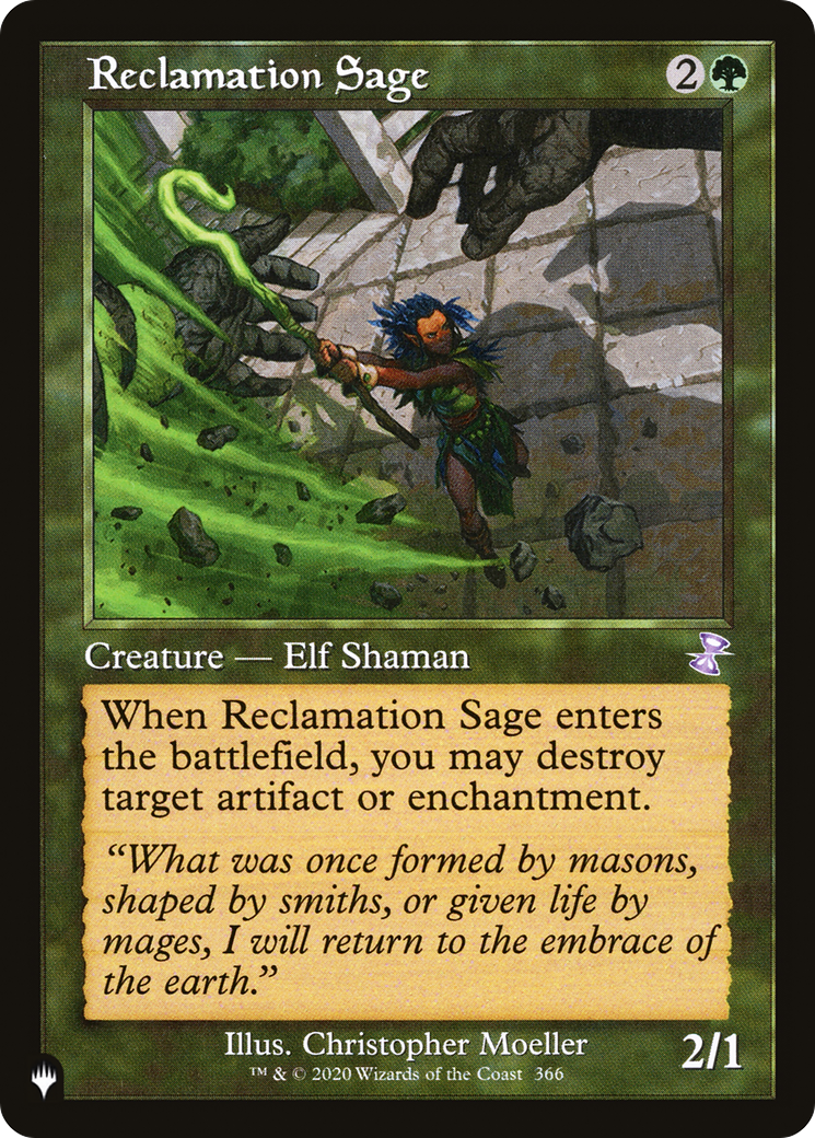 Reclamation Sage (LIST-TSR-366) [The List]