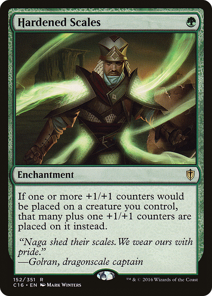 Hardened Scales (C16-152) [Commander 2016]