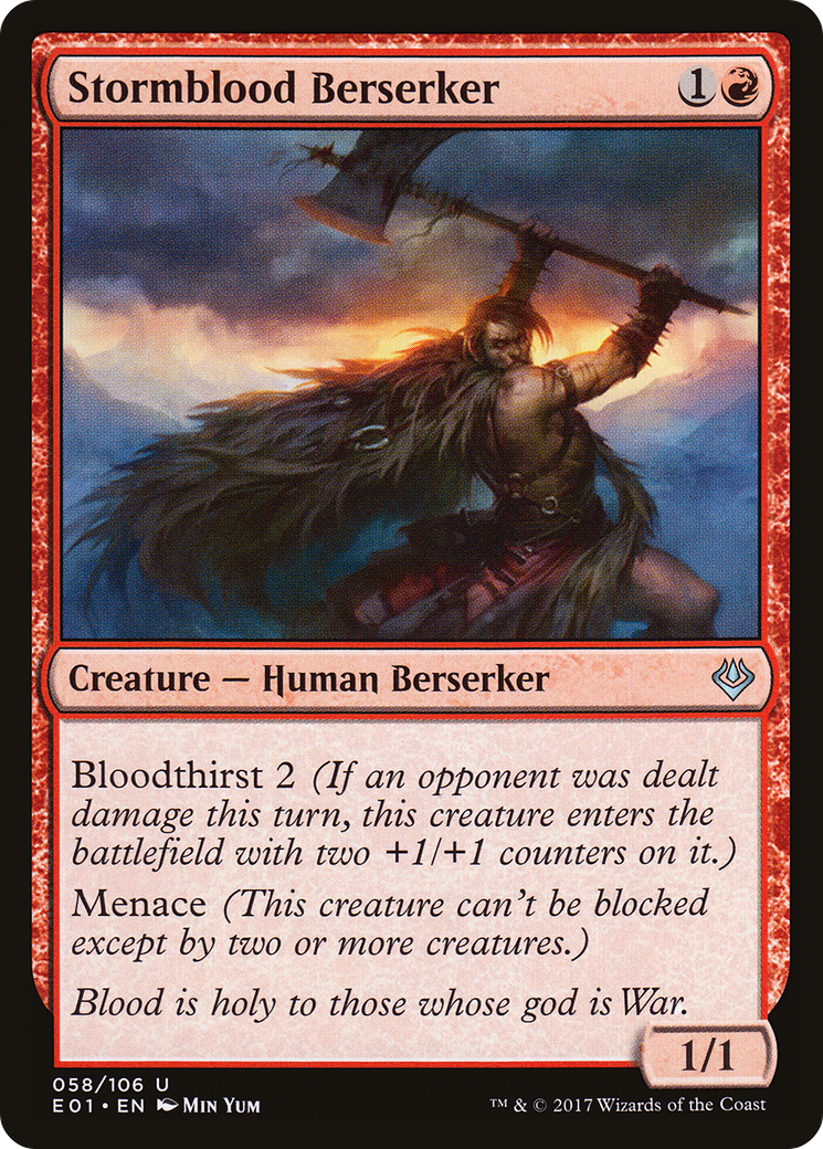 Stormblood Berserker (AC2-058) [Archenemy: Nicol Bolas]