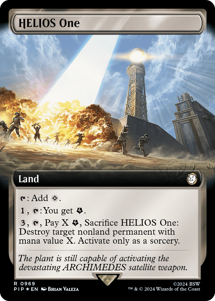 HELIOS One (PIP-969) [Fallout]: (Extended Art) Foil
