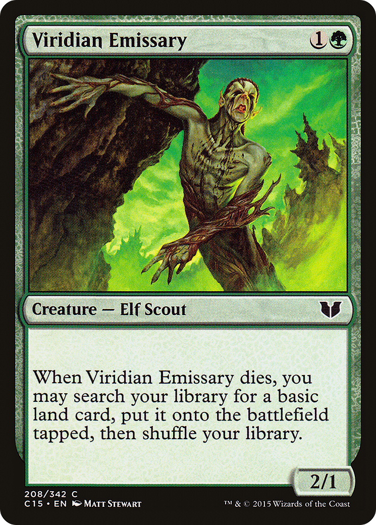 Viridian Emissary (C15-208) [Commander 2015]