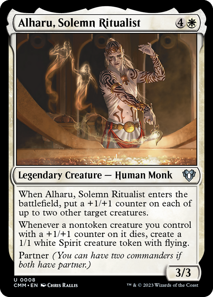 Alharu, Solemn Ritualist (CMM-008) [Commander Masters]
