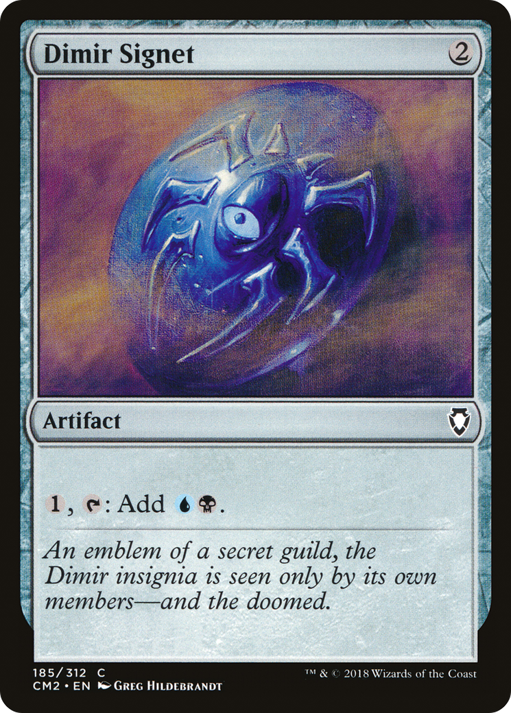 Dimir Signet (CM2-185) [Commander Anthology Volume II]