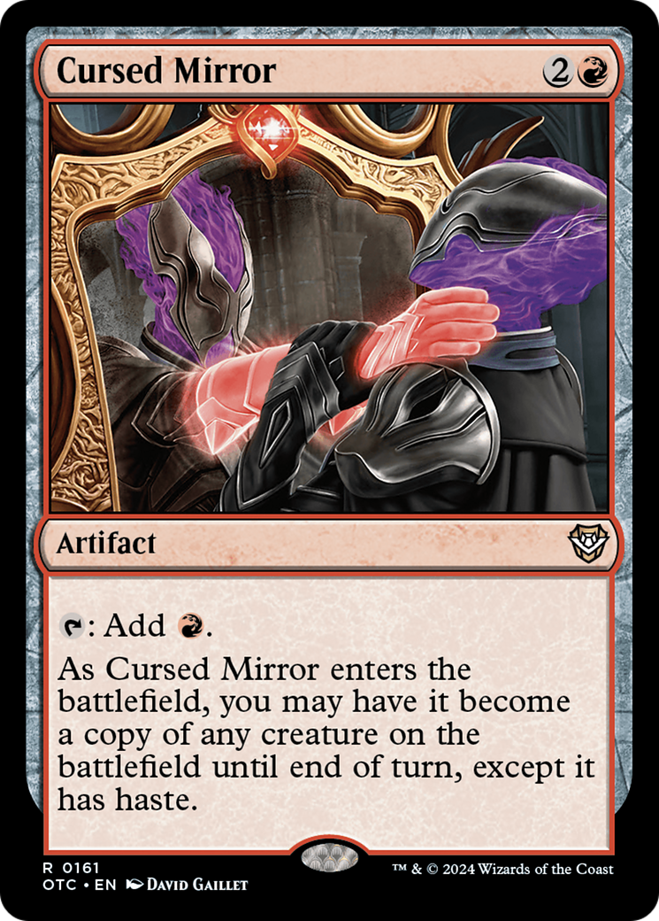 Cursed Mirror (OTC-161) [Outlaws of Thunder Junction Commander]