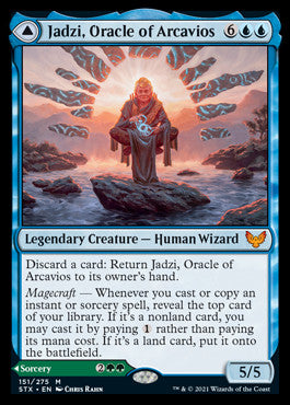 Jadzi, Oracle of Arcavios // Journey to the Oracle (STX-151) [Strixhaven: School of Mages] Foil