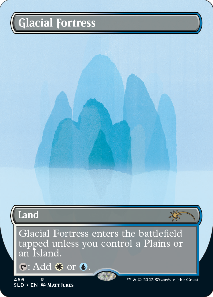 Glacial Fortress (SLD-456) (Borderless) [Secret Lair Drop]