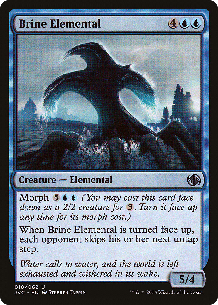 Brine Elemental (DD3-018) [Duel Decks Anthology: Jace vs. Chandra]