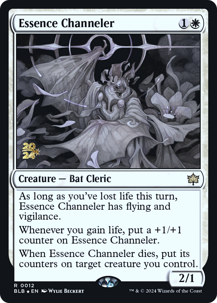 Essence Channeler (PRE-12S) [Bloomburrow Promos] Foil