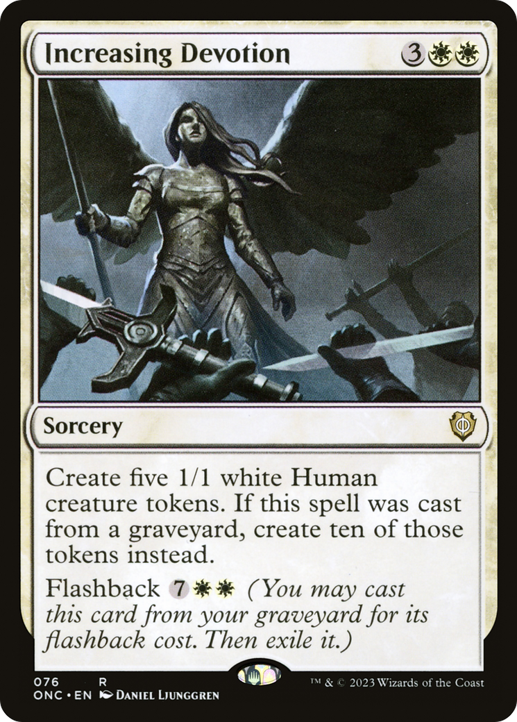 Increasing Devotion (ONC-076) [Phyrexia: All Will Be One Commander]