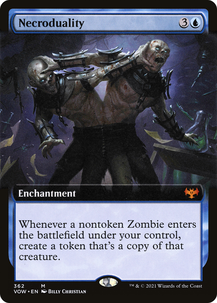 Necroduality (Extended Art) (VOW-362) [Innistrad: Crimson Vow]