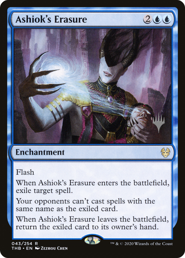 Ashiok's Erasure (PPTHB-43P) [Theros Beyond Death Promos]