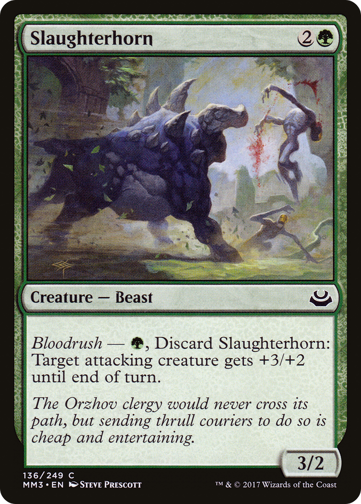 Slaughterhorn (MM3-136) [Modern Masters 2017]