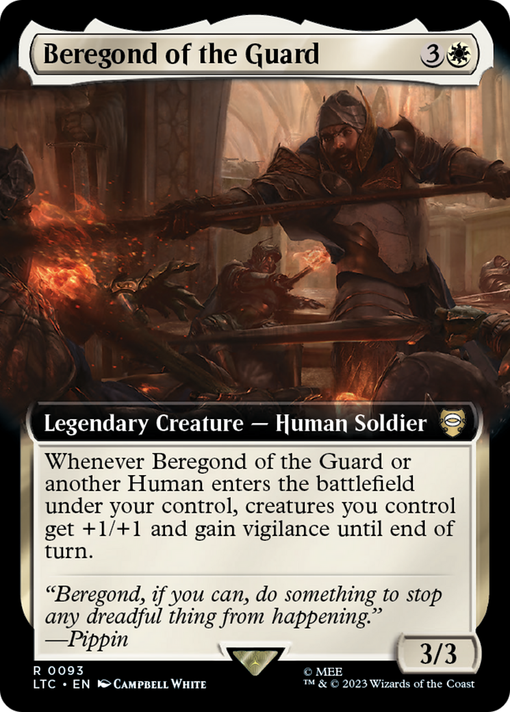 Beregond of the Guard (LTC-093) [Tales of Middle-earth Commander]: (Extended Art)