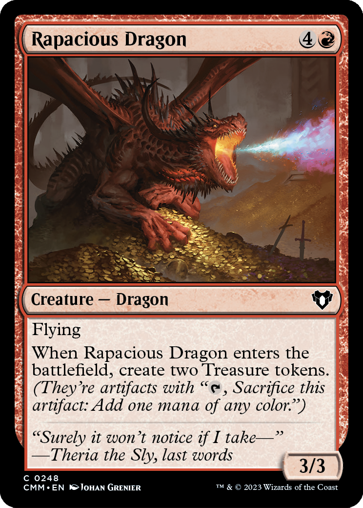 Rapacious Dragon (CMM-248) [Commander Masters]