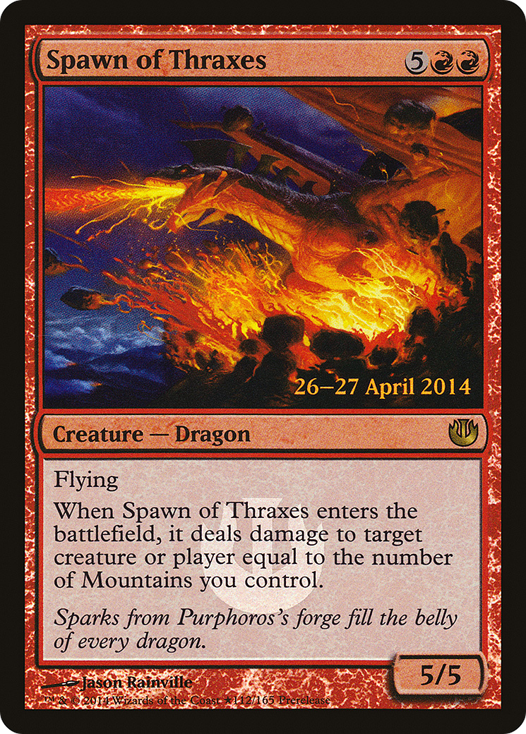 Spawn of Thraxes (PRE-112★) [Journey into Nyx Promos] Foil