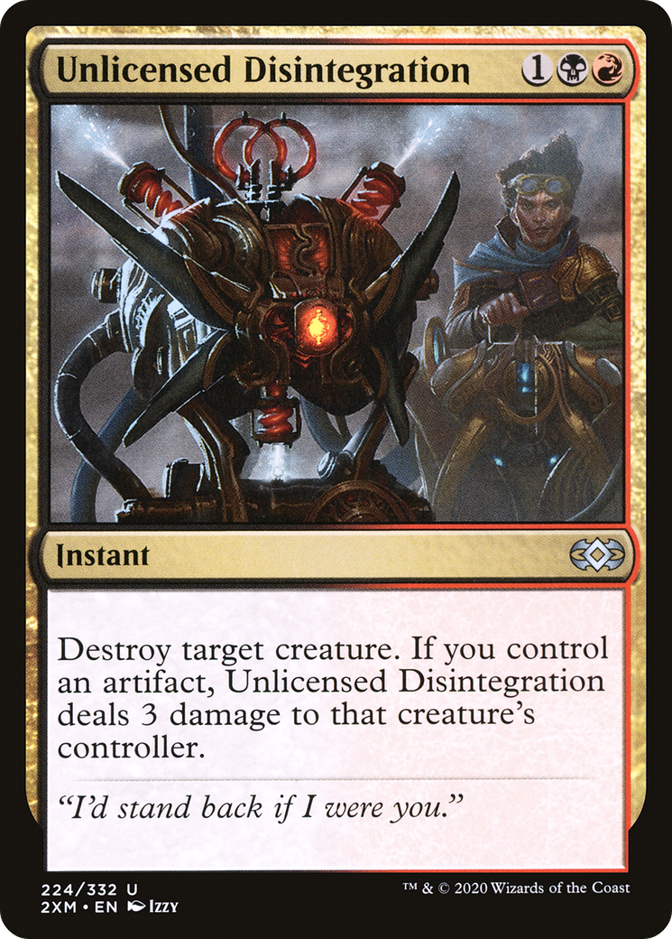 Unlicensed Disintegration (2XM-224) [Double Masters] Foil