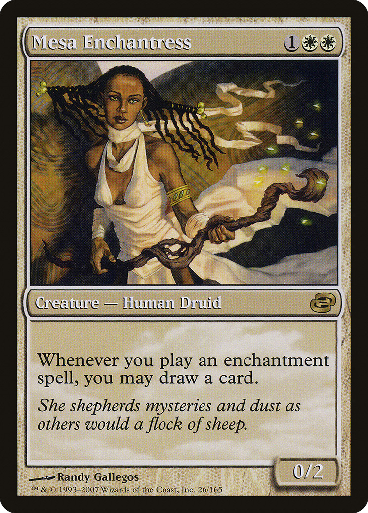 Mesa Enchantress (PLC-026) (Colorshifted) [Planar Chaos]
