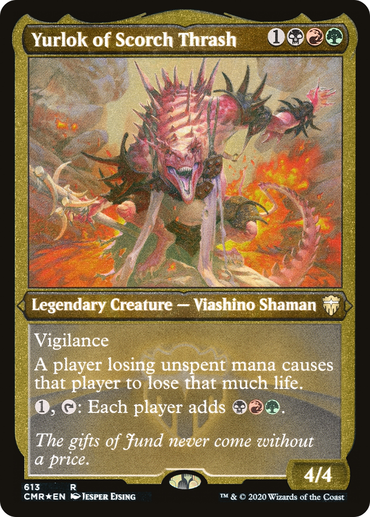 Yurlok of Scorch Thrash (Foil Etched) (CMR-613) [Commander Legends] Foil
