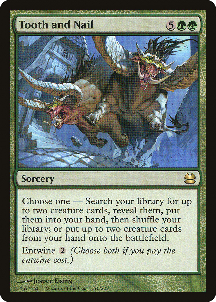 Tooth and Nail (MMA-170) [Modern Masters]