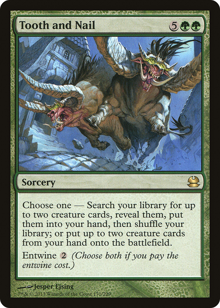 Tooth and Nail (MMA-170) [Modern Masters] Foil